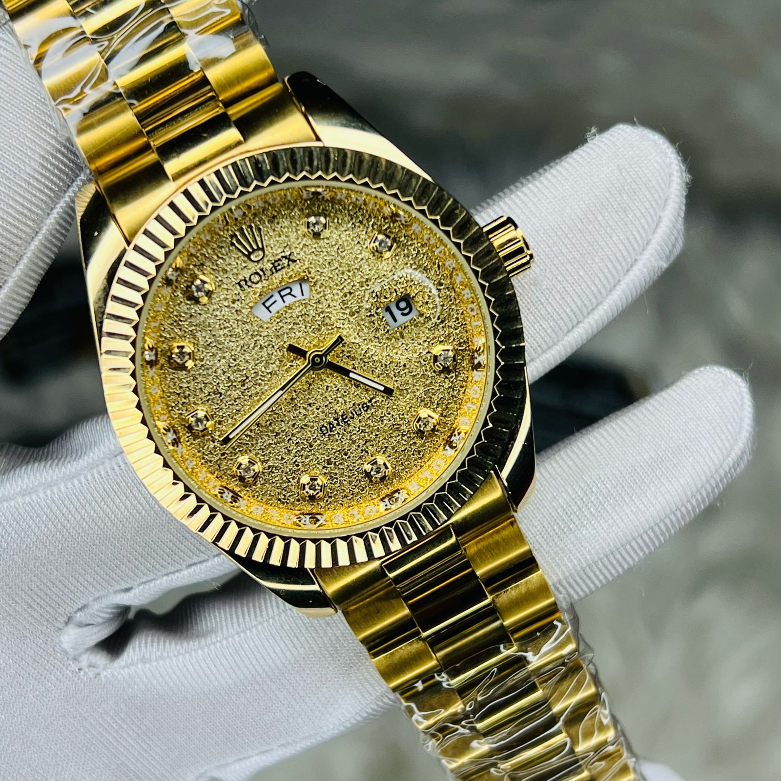 Premium Quality RLX Watches Carry F Golden New Model
