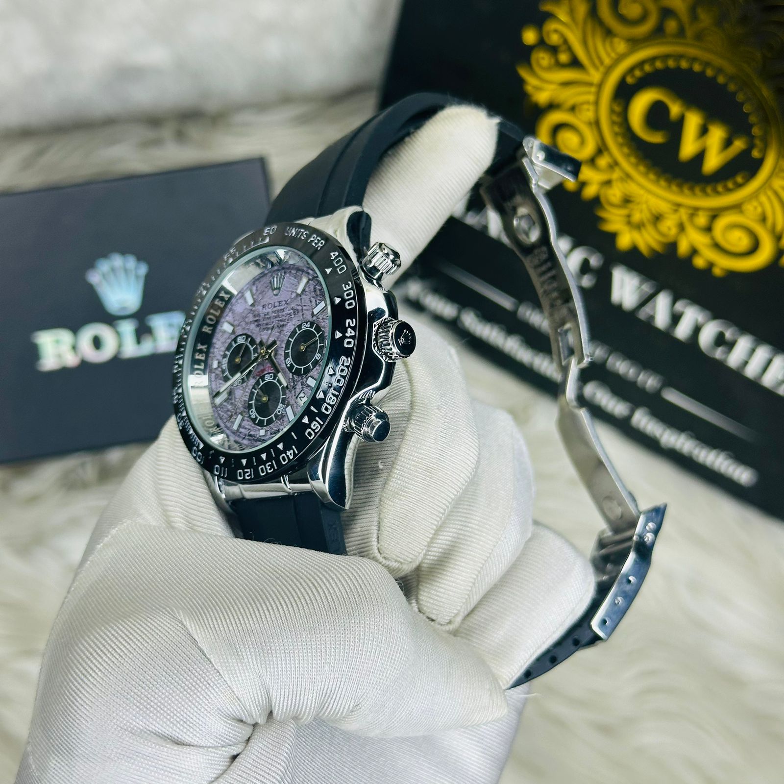 Premium Quality  RLX Daytona Spider Belt Watches