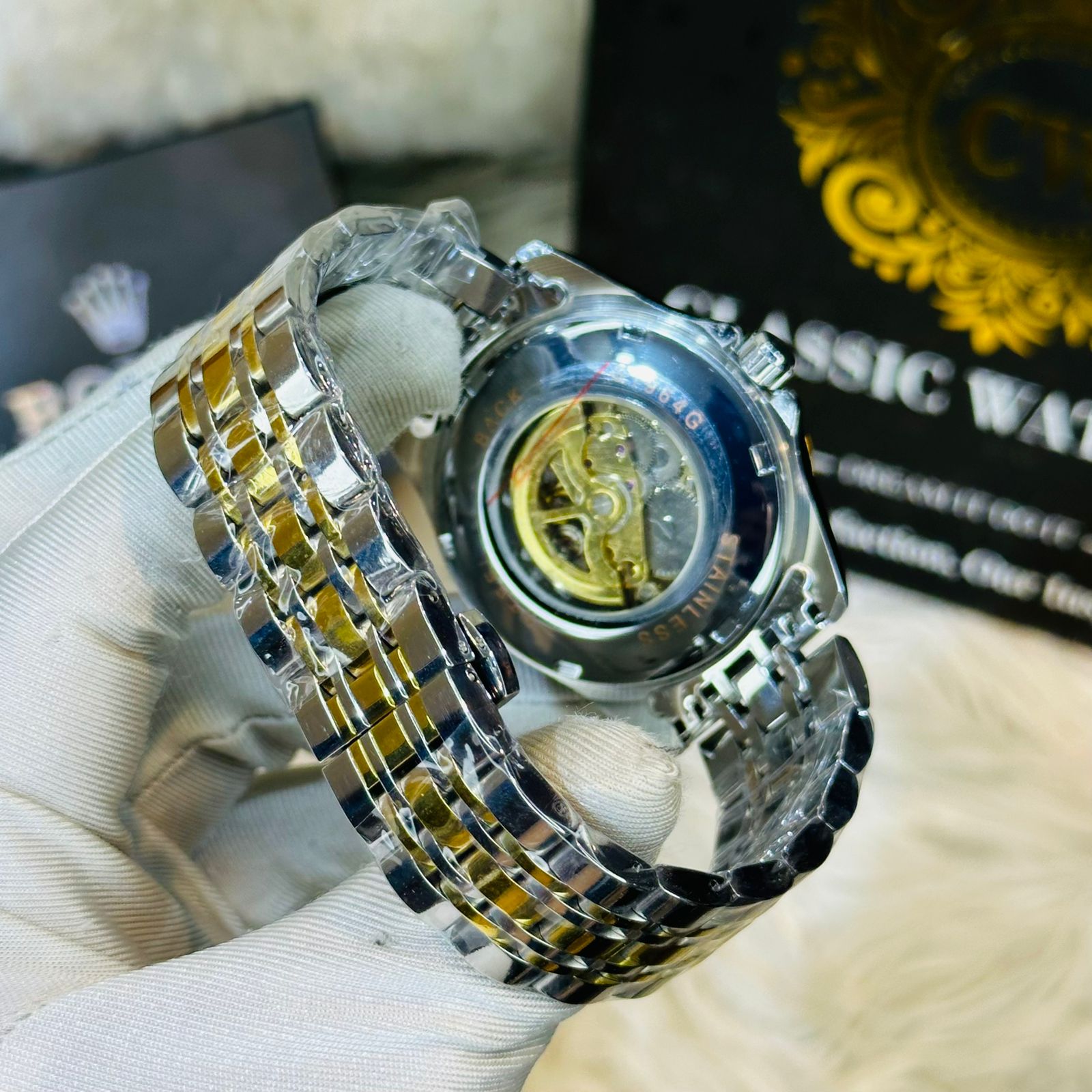 Premium Quality Party RLX Automatic Watches Dial Black