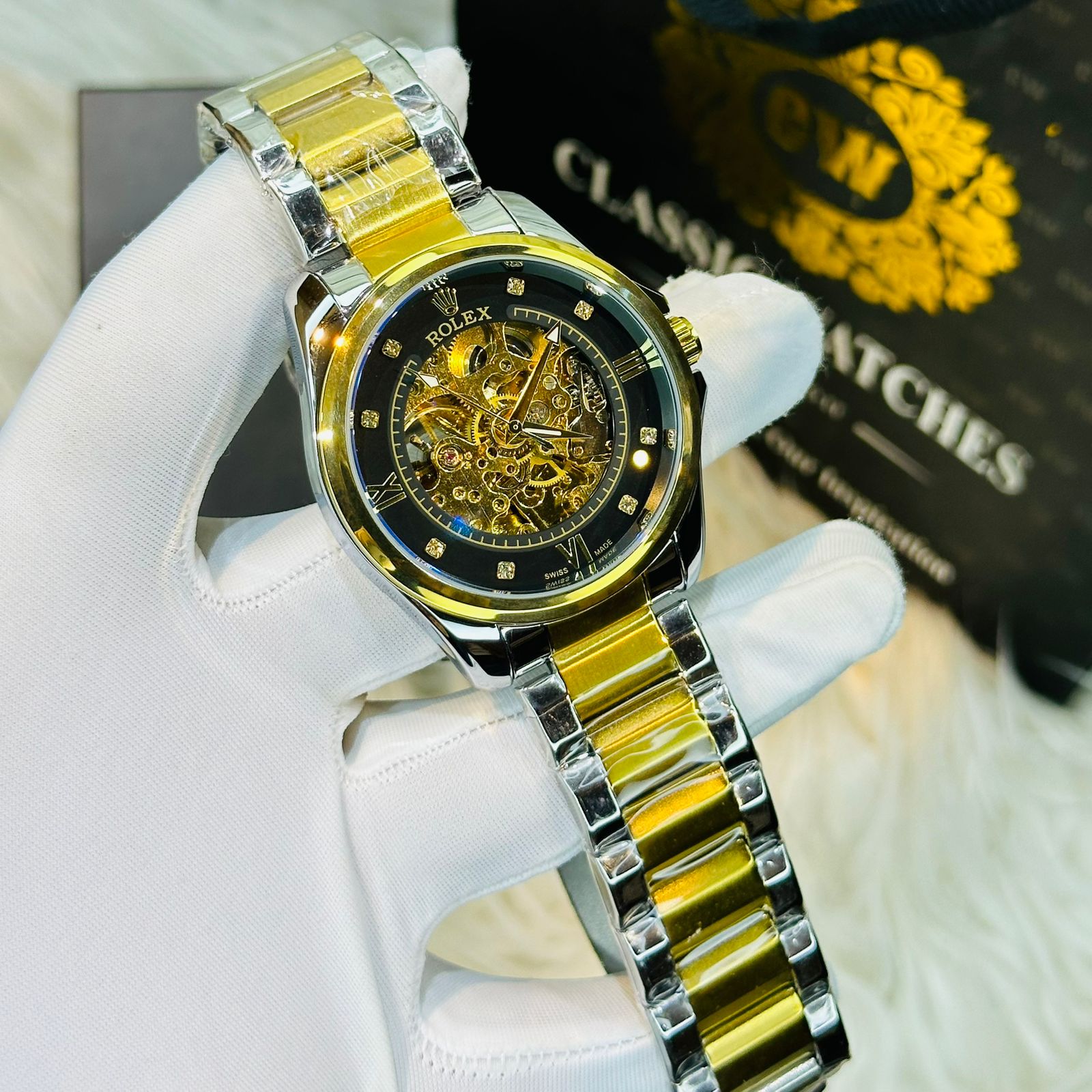 Premium Quality RLX Automatic Watches Dial Black