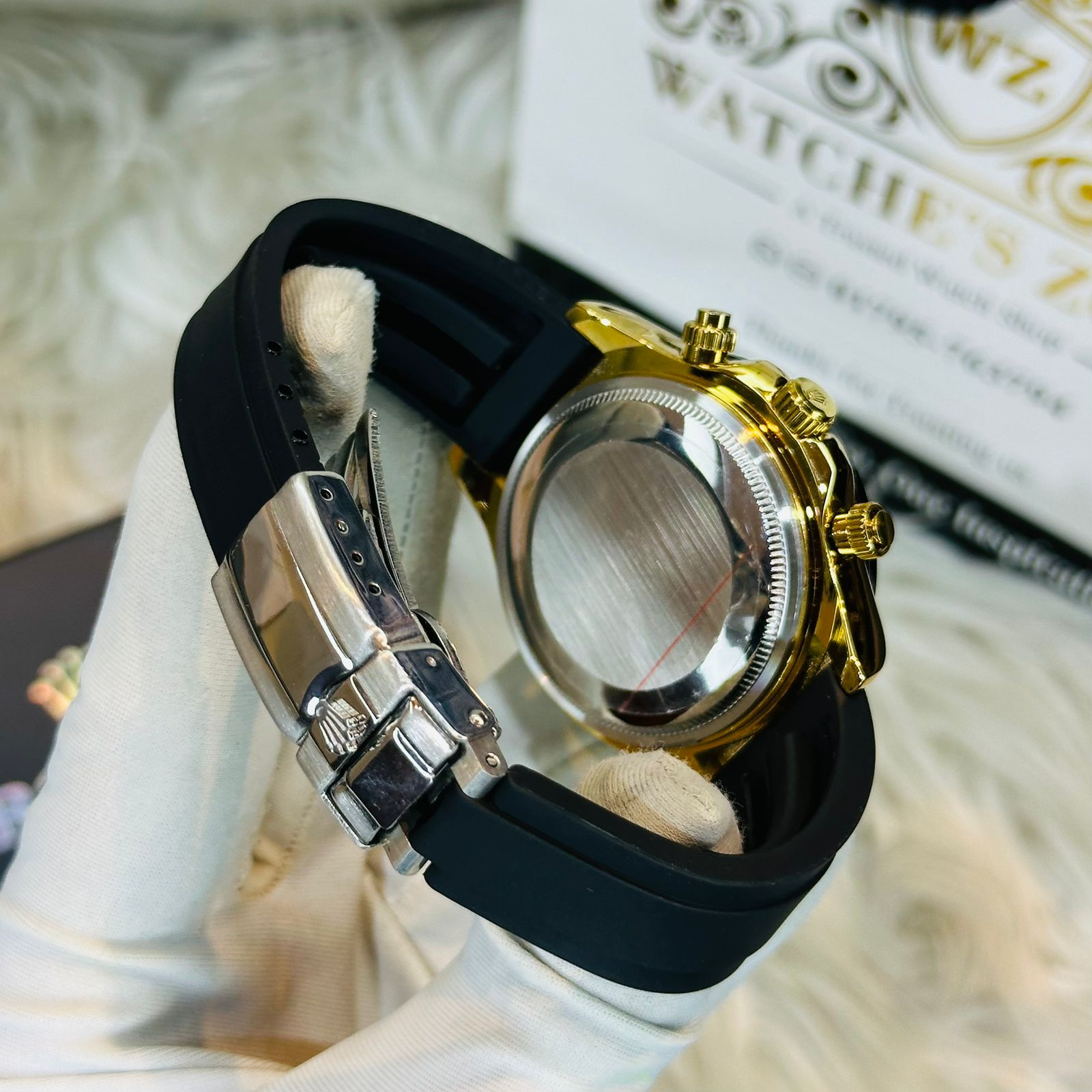 Premium Quality RLX Daytona Gold Belt Watches