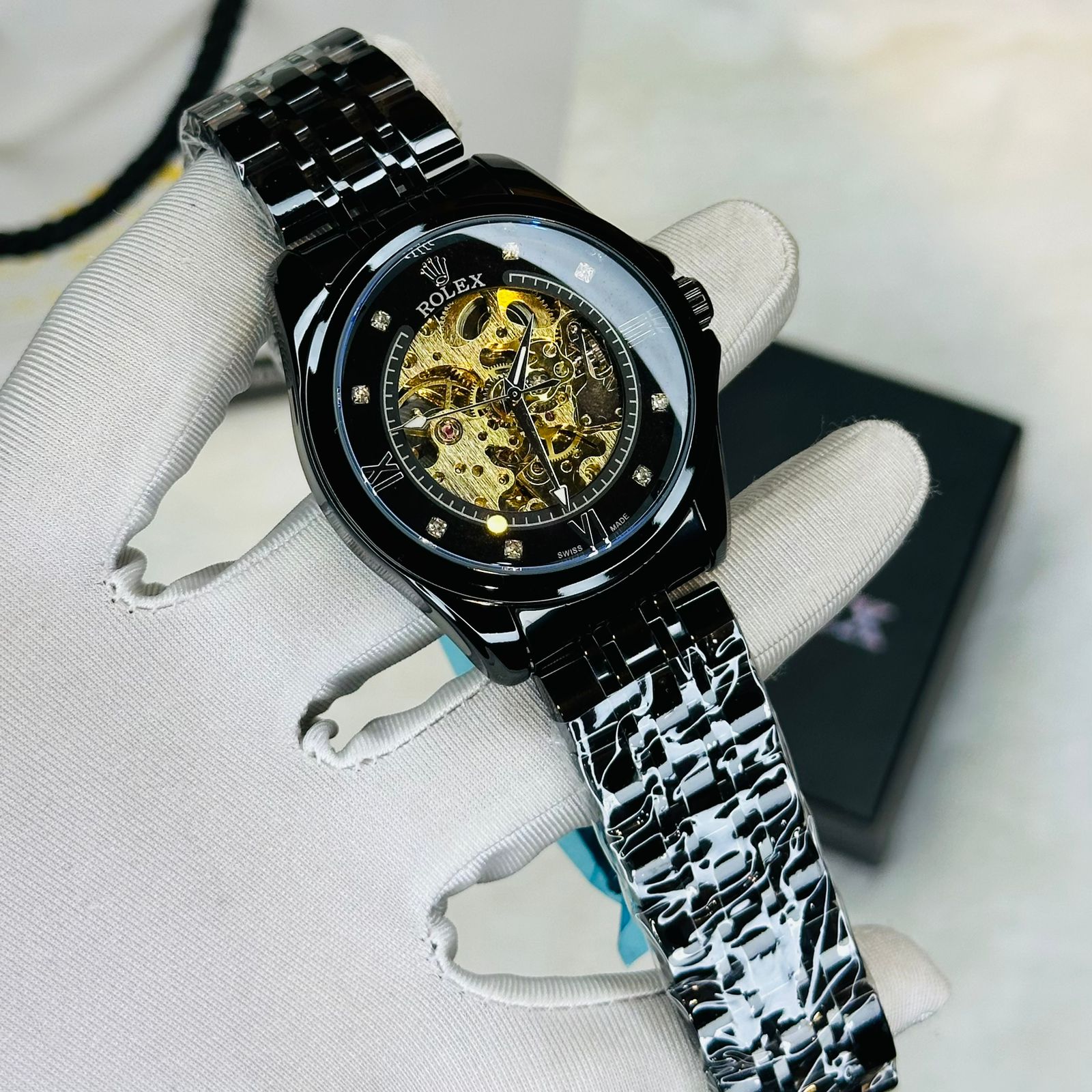 Premium Quality RLX Automatic Watches Full Black