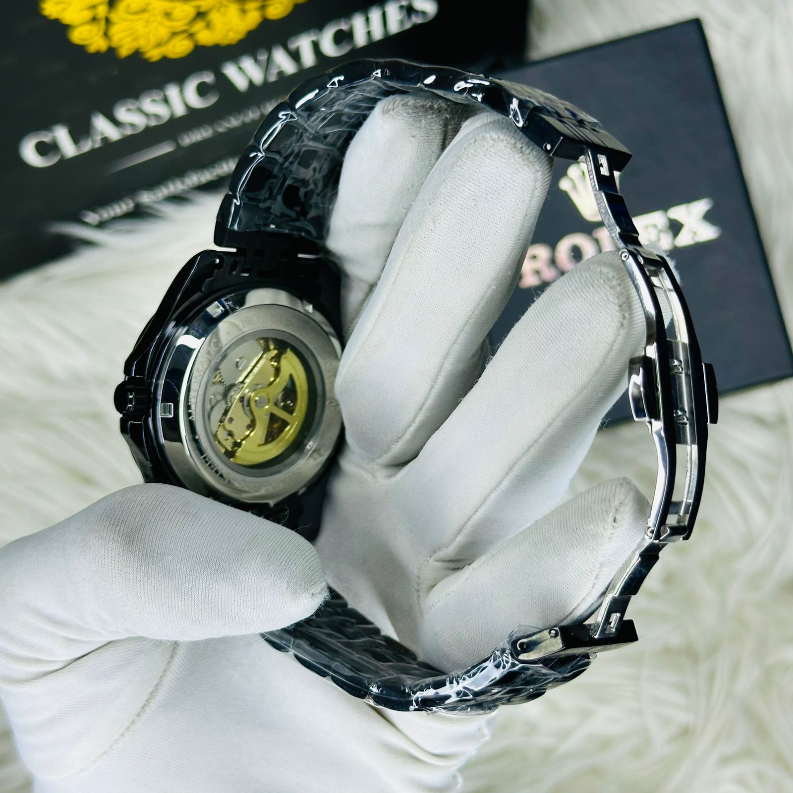 Premium Quality RLX Automatic Watches Full Black