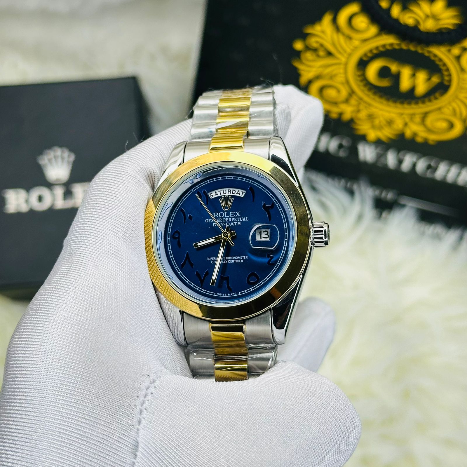 Premiume Quality Arabian RLX T Blue Watches