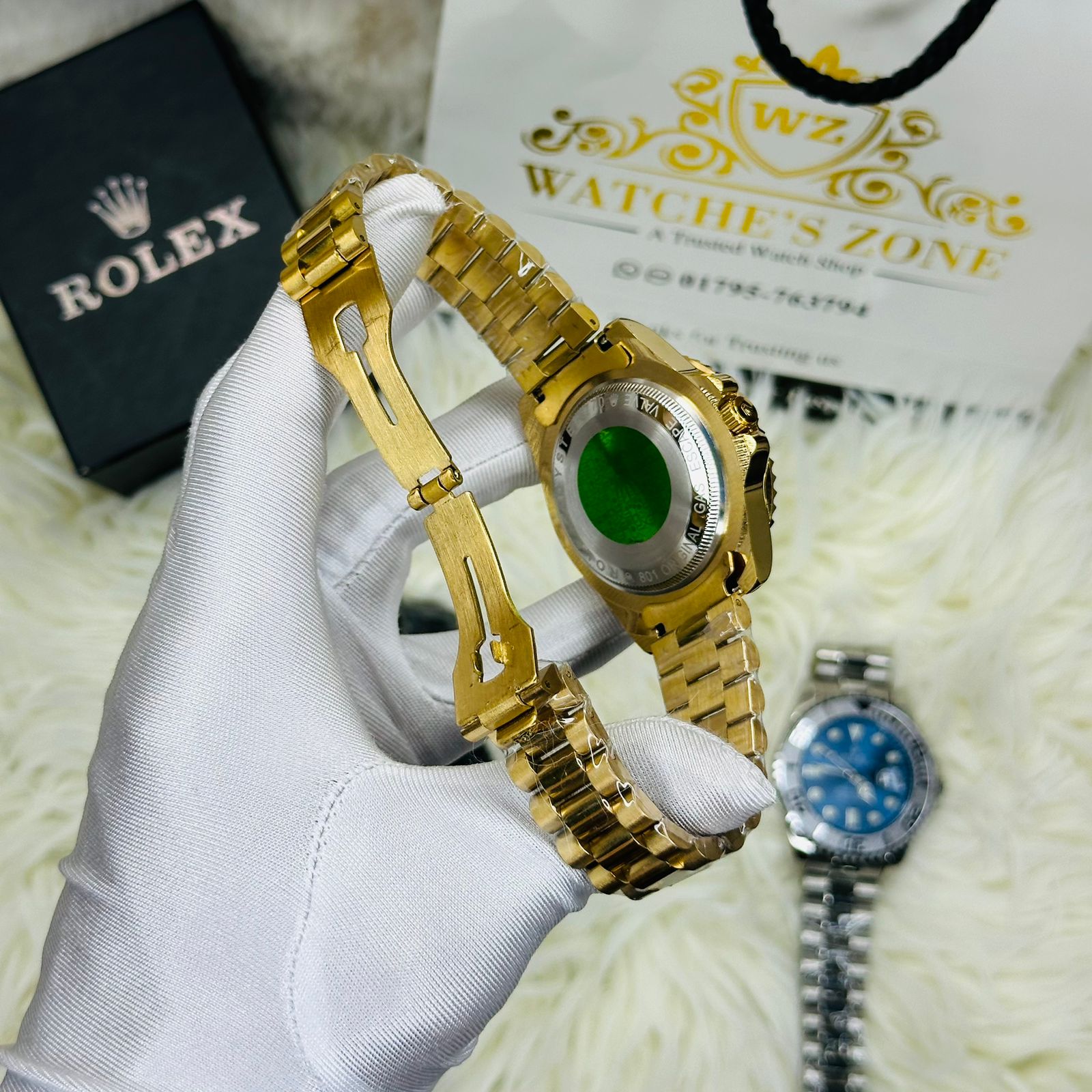Premiume Quality Yach Sub Gold White RLX Watches