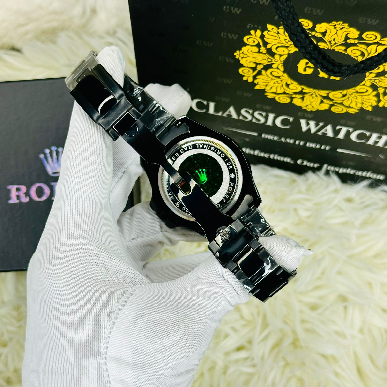 Premiume Quality Yach Sub Full Black RLX Watches