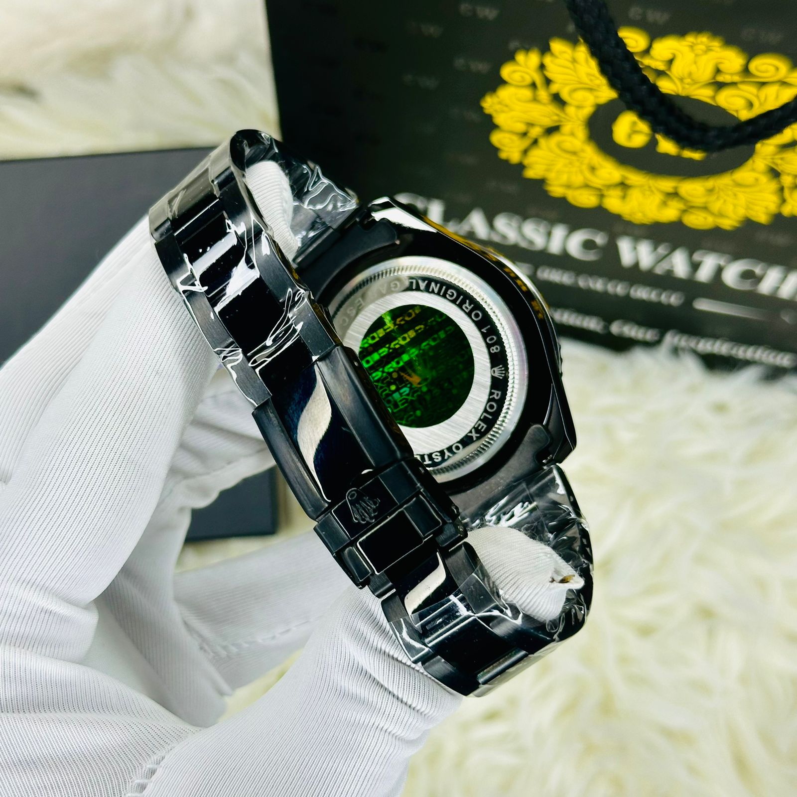 Premiume Quality Yach Sub Full Black RLX Watches