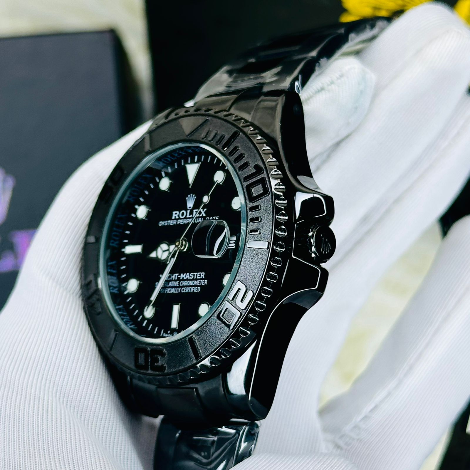 Premiume Quality Yach Sub Full Black RLX Watches