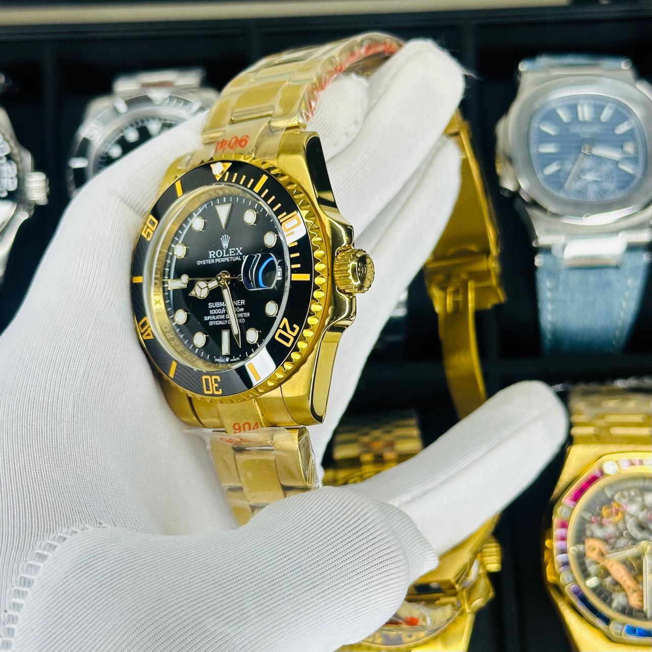 Premium Edition Gold Submariner  Luxury Automatic Timepiece